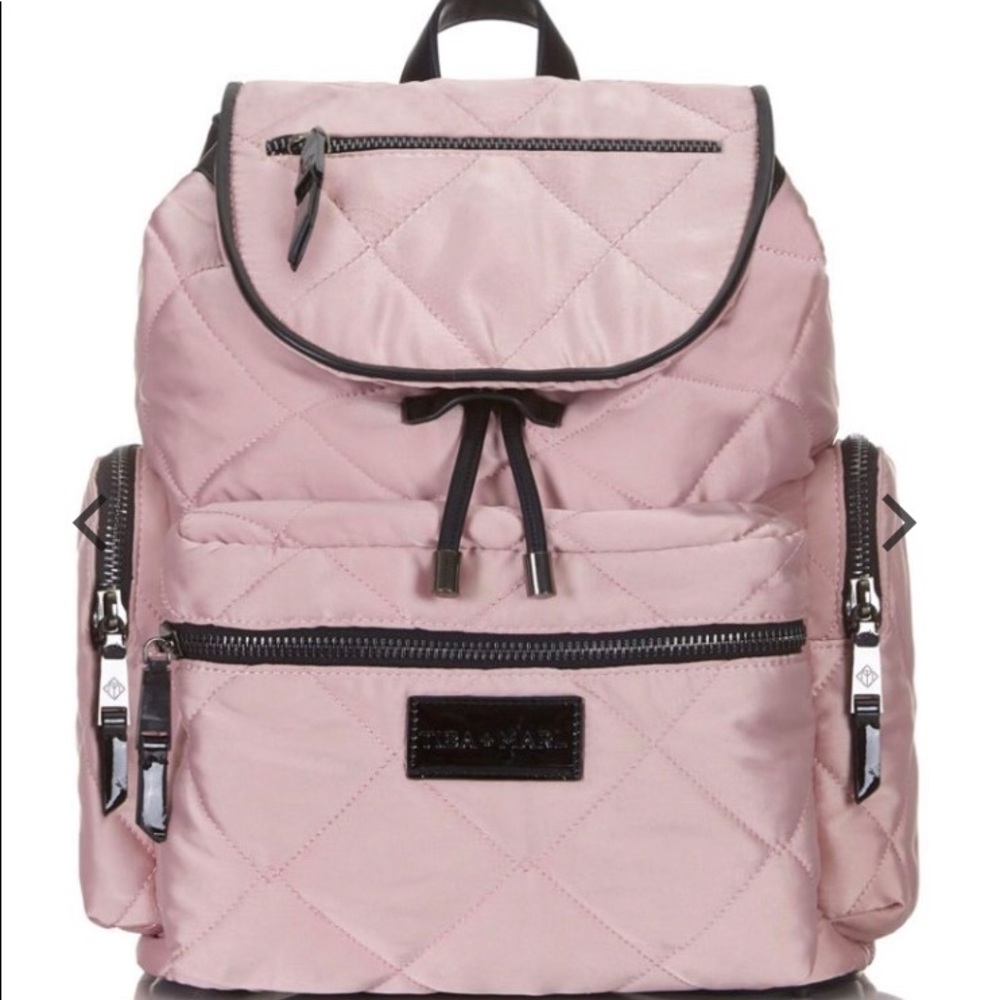 Tiba + Marl Kasper Knapsak Pink Quilt Diaperbag